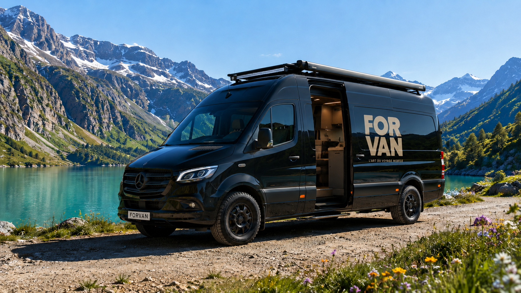 Van FORVAN aménagé en montagne